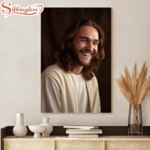 Smiling Jesus 1 Jesus Canvas…