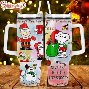 Snoopy Charlie Santa Merry Christmas…