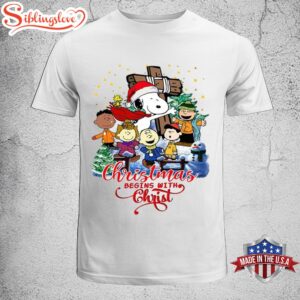 Snoopy Christmas Begins With Christ…