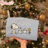 Snoopy Christmas Women Embroidered Sweatshirt Gift