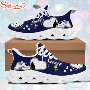 Snoopy Max Soul Shoes Navy Gift For Fans