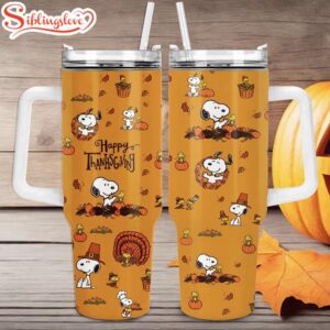 Snoopy Thankgiving 40oz Stainless Steel…