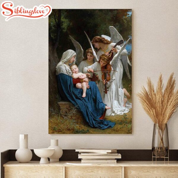 Song Of The Angels Canvas Wall Art Jesus Canvas Pictures