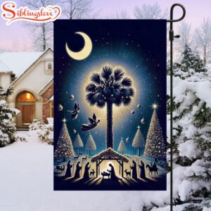 South Carolina Christmas Nativity Child Is Born House And Garden Flag Decor