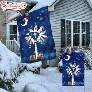 South Carolina Christmas Starry Night House And Garden Flag Decor