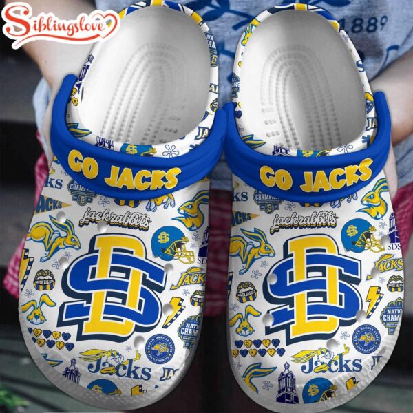 South Dakota State Jackrabbits NCAA Sport Clogs Shoes Comfortable For Men Women