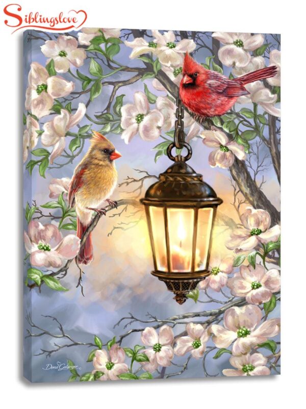 Spring Lantern Canvas Wall Art