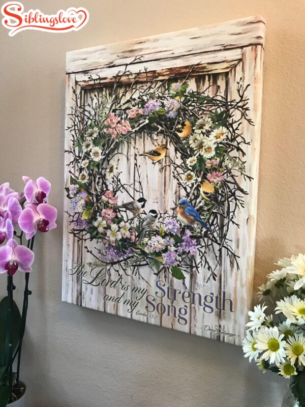 Spring Wreath Canvas Wall Art