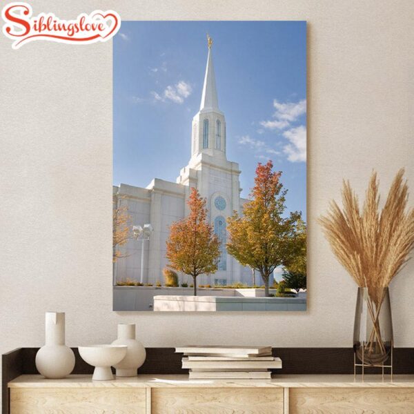 St Louis Temple Autumn Trees Canvas Pictures Jesus Canvas Art