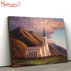 Star Valley Temple Canvas Wall…