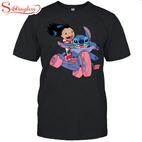 Stitch Bike Unisex T-Shirt For Fans