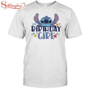 Stitch Birthday Girl Unisex T-Shirt…