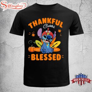 Stitch Thankful Grateful Blessed Halloween…