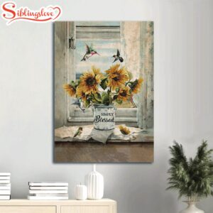 Sunflower Drawing Hummingbird Painting Simply…