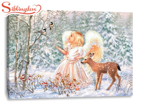 Sweet Christmas Blessings Canvas Wall Art