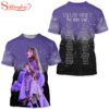 Taylor Swift The Eras Tour Music All Over Print T-Shirt  Music 3D Shirt For Fans