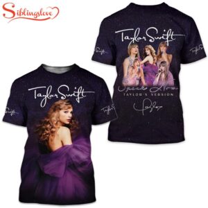 Taylor Swift Version 3D All Over Print T-Shirt  Music 3D Shirt For Fans