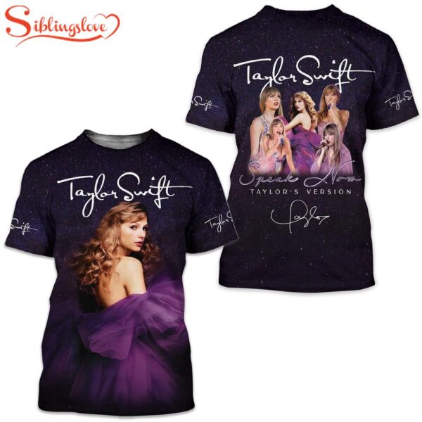 Taylor Swift  Version All Over Print T-Shirt  Music 3D Shirt For Fans