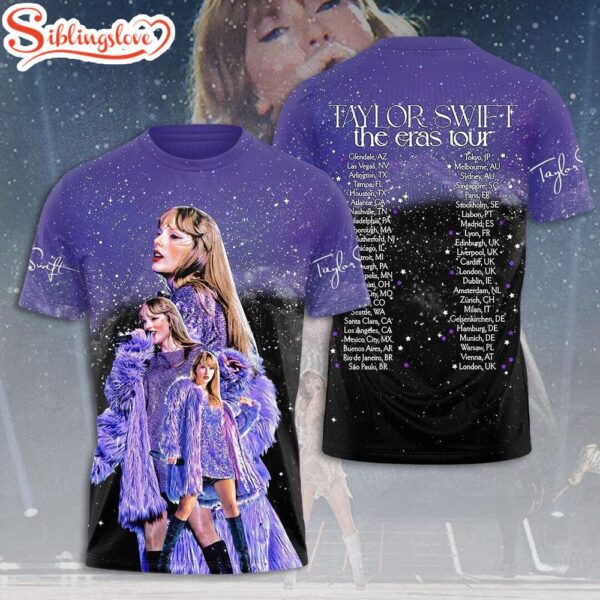 Taylor Swift Version Tour Sky All Over Print T-Shirt  Music 3D Shirt For Fans