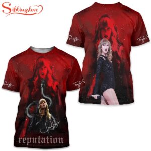 Taylor Swift With Snake All Over Print T-Shirt  Music 3D Shirt For Fans