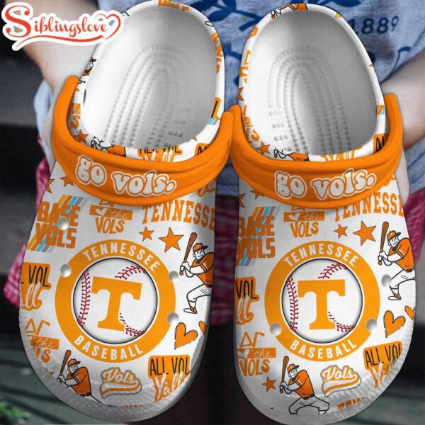 Tennessee Volunteers Football NCAA Sport Clogs Shoes Comfortable For Men Women