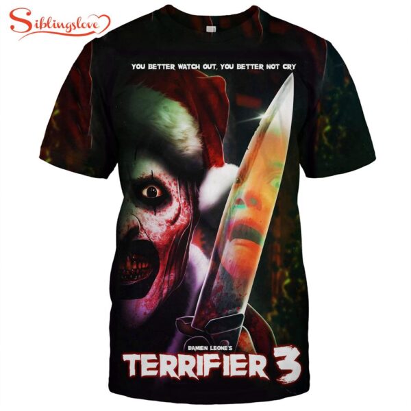 Terrifier 3 (2024) Movie All Over Print T-Shirt