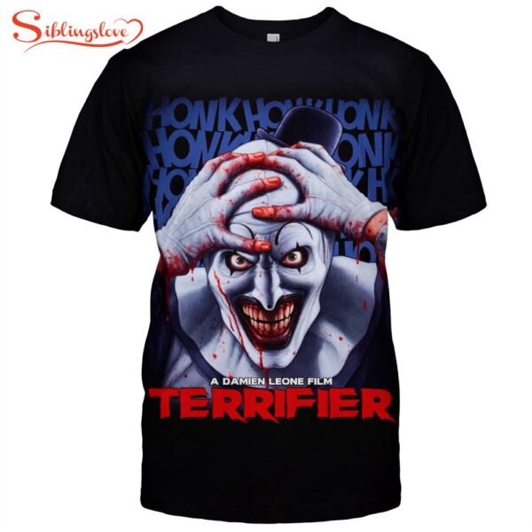 Terrifier 3 Movie 2024 3D All Over Print T-Shirt