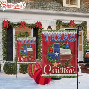 Texas Christmas Merry Christmas House And Garden Flag Decor