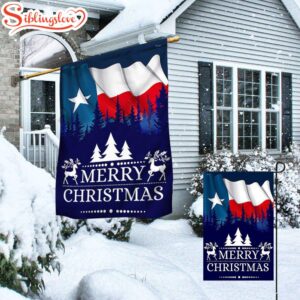 Texas Christmas Merry Christmas Y'all House And Garden Flag Decor