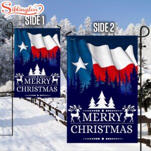 Texas Christmas Merry Christmas Y'all House And Garden Flag Decor