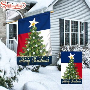 Texas Merry Christmas House And Garden Flag Decor