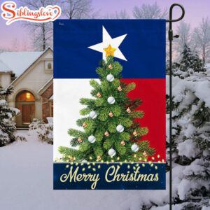 Texas Merry Christmas House And Garden Flag Decor