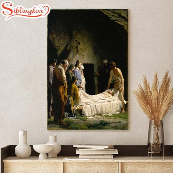 The Burial Of Jesus Canvas Wall Art