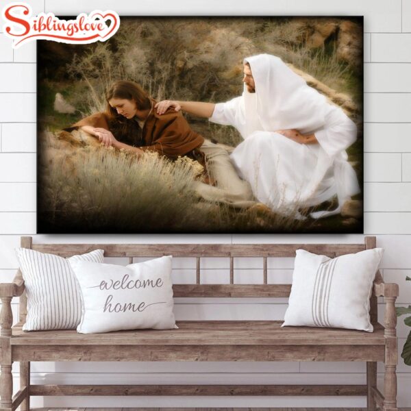 The Comforter Canvas Wall Art