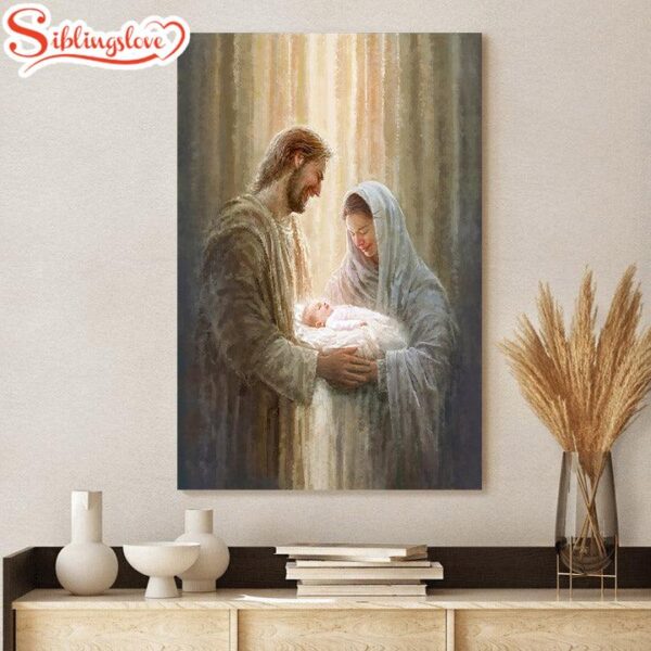 The First Gift Portrait Canvas Wall Art