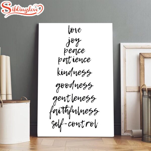 The Fruit Of The Spirit Canvas Pictures Bible Verse Wall Art Christian Home Decor