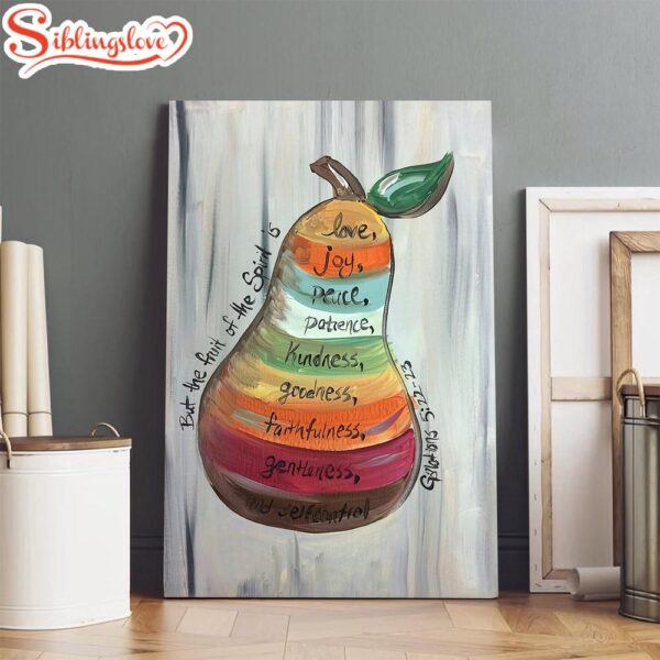 The Fruit Of The Spirit Wall Art Canvas Bible Verse Wall Art Christian Home Decor