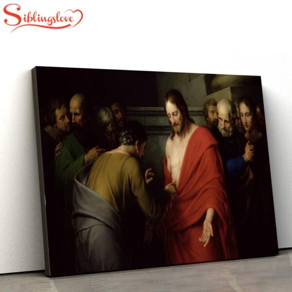 The Incredulity Of Saint Thomas Jesus Jesus Canvas Wall Art