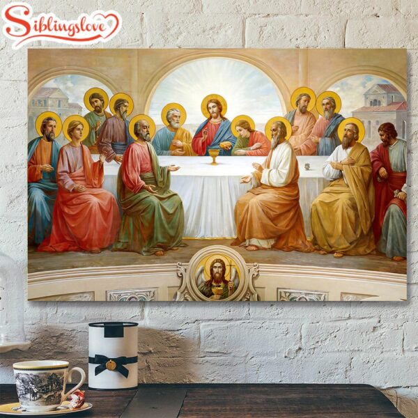 The Last Supper Christian Art Gift Jesus Painting On Canvas Religious Canvas Painting