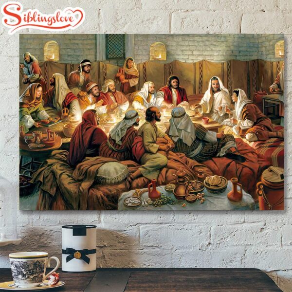 The Last Supper Wall Art Religious Canvas Posters Christian Canvas Prints