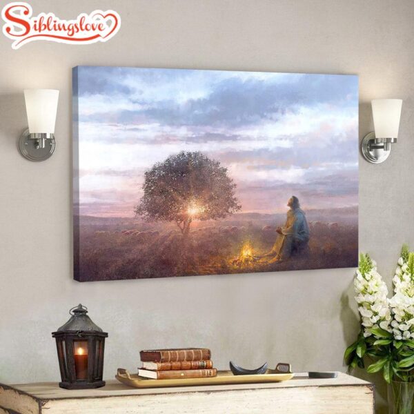 The Light Jesus Canvas Poster Jesus Wall Art Gift For Christian