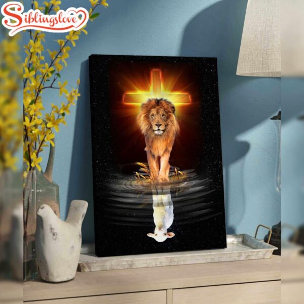 The Lion Of Judah And The Lamb Of God Canvas Art