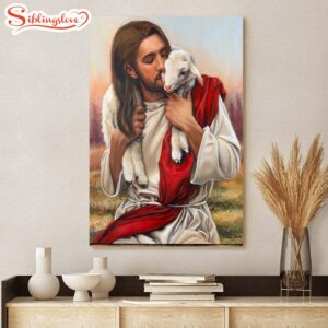 The Lost Sheep Jesus Canvas…