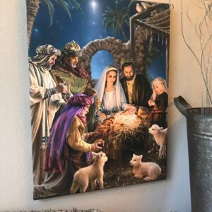 The Nativity Canvas Wall Art