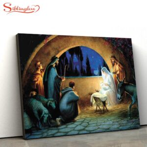 The Nativity Jesus Jesus Canvas…