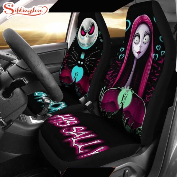 The Nightmare Before Christmas  Cartoon Seat Cover Car Decor  For Fans