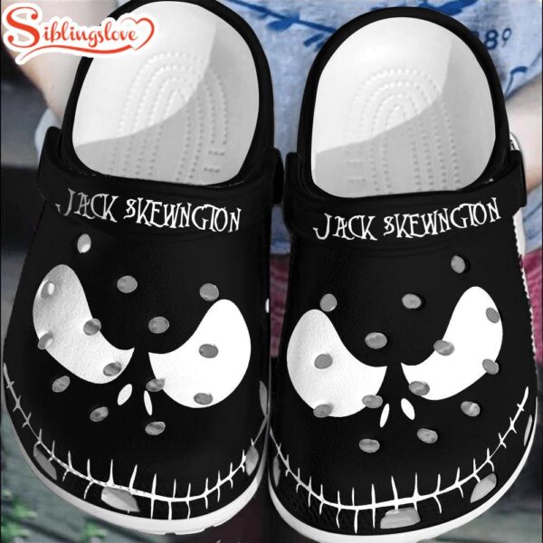 The Nightmare Before Christmas Jack Skellington Face Clogs Shoes For Men Women