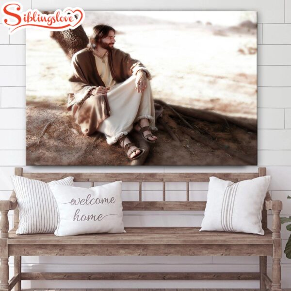 The Solitude Of Christ Canvas Wall Art