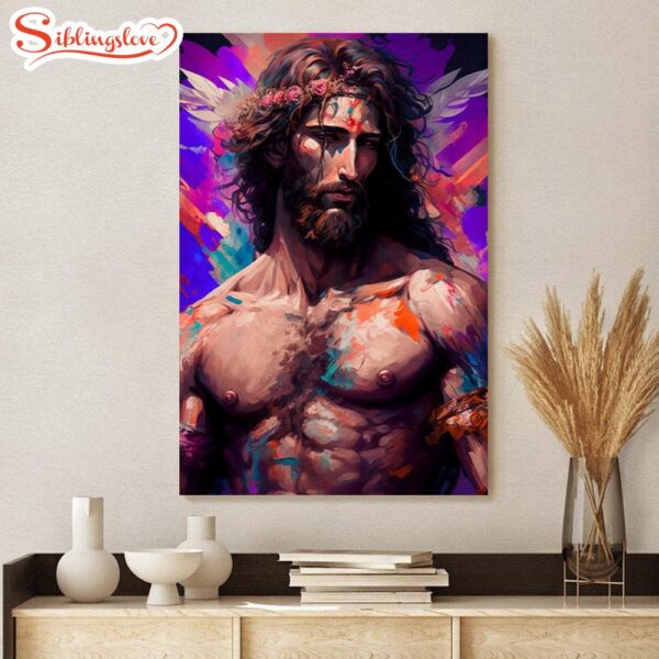 The Son Of God Portrait Of Jesus Christ Jesus Canvas Art Christian Wall Art