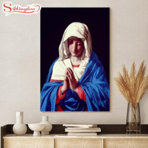 The Virgin In Prayer Canvas…